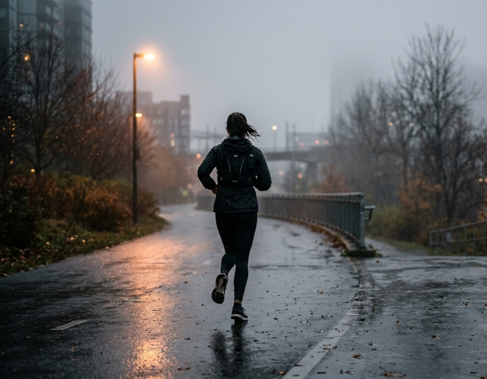 Мрачен ден — аз пак излязох да бягам